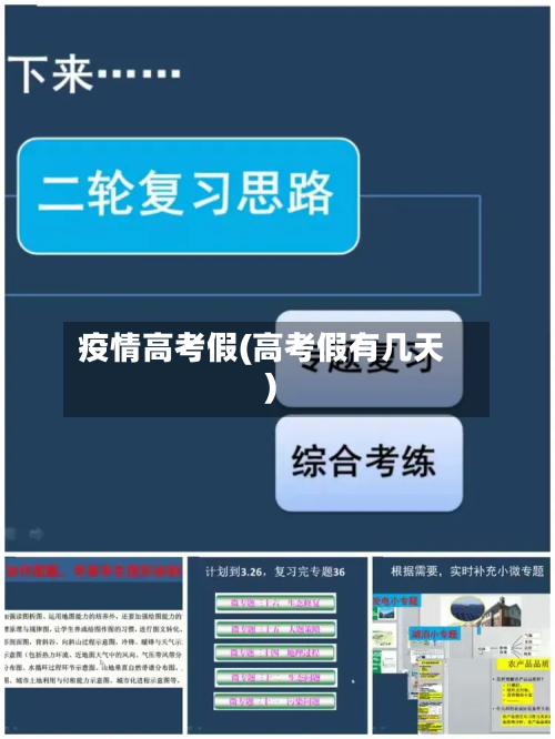 疫情高考假(高考假有几天)-第1张图片