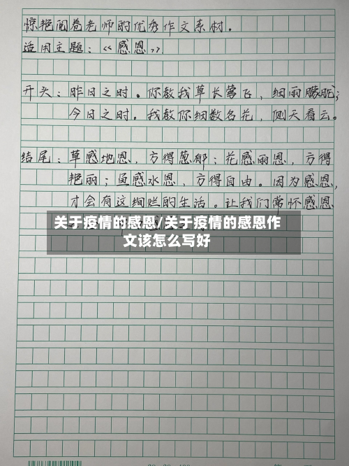 关于疫情的感恩/关于疫情的感恩作文该怎么写好-第1张图片