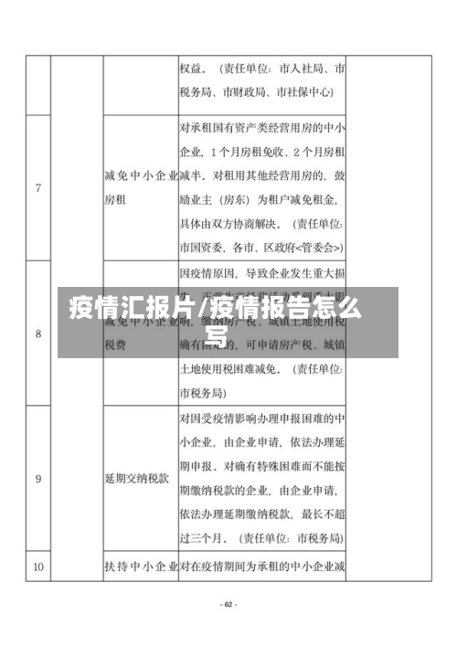 疫情汇报片/疫情报告怎么写-第2张图片