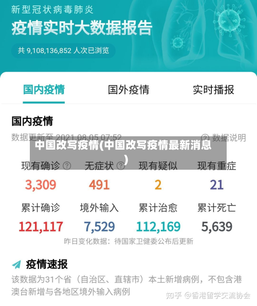 中国改写疫情(中国改写疫情最新消息)