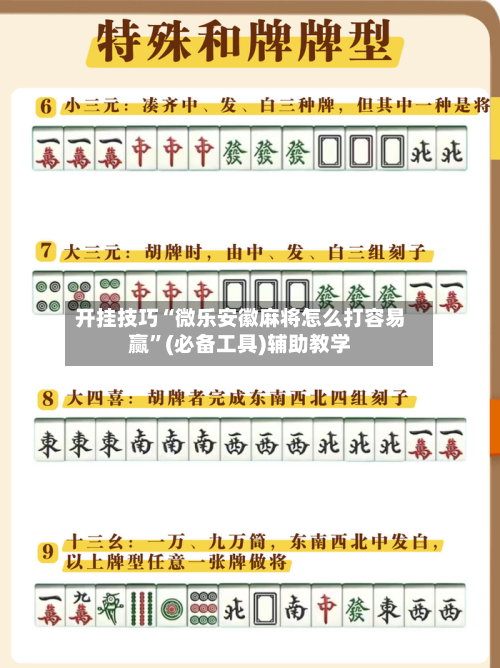 开挂技巧“微乐安徽麻将怎么打容易赢”(必备工具)辅助教学-第1张图片