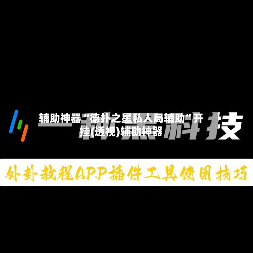 辅助神器“德扑之星私人局辅助”开挂(透视)辅助神器
