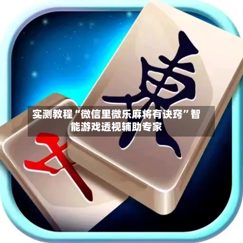 实测教程“微信里微乐麻将有诀窍”智能游戏透视辅助专家-第2张图片