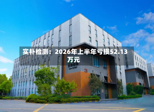 实朴检测:2026年上半年亏损52.13万元-第2张图片