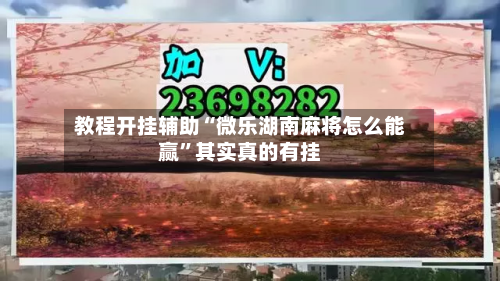 教程开挂辅助“微乐湖南麻将怎么能赢”其实真的有挂-第1张图片