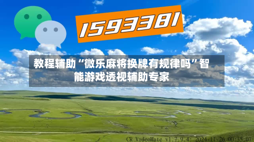 教程辅助“微乐麻将换牌有规律吗”智能游戏透视辅助专家-第2张图片